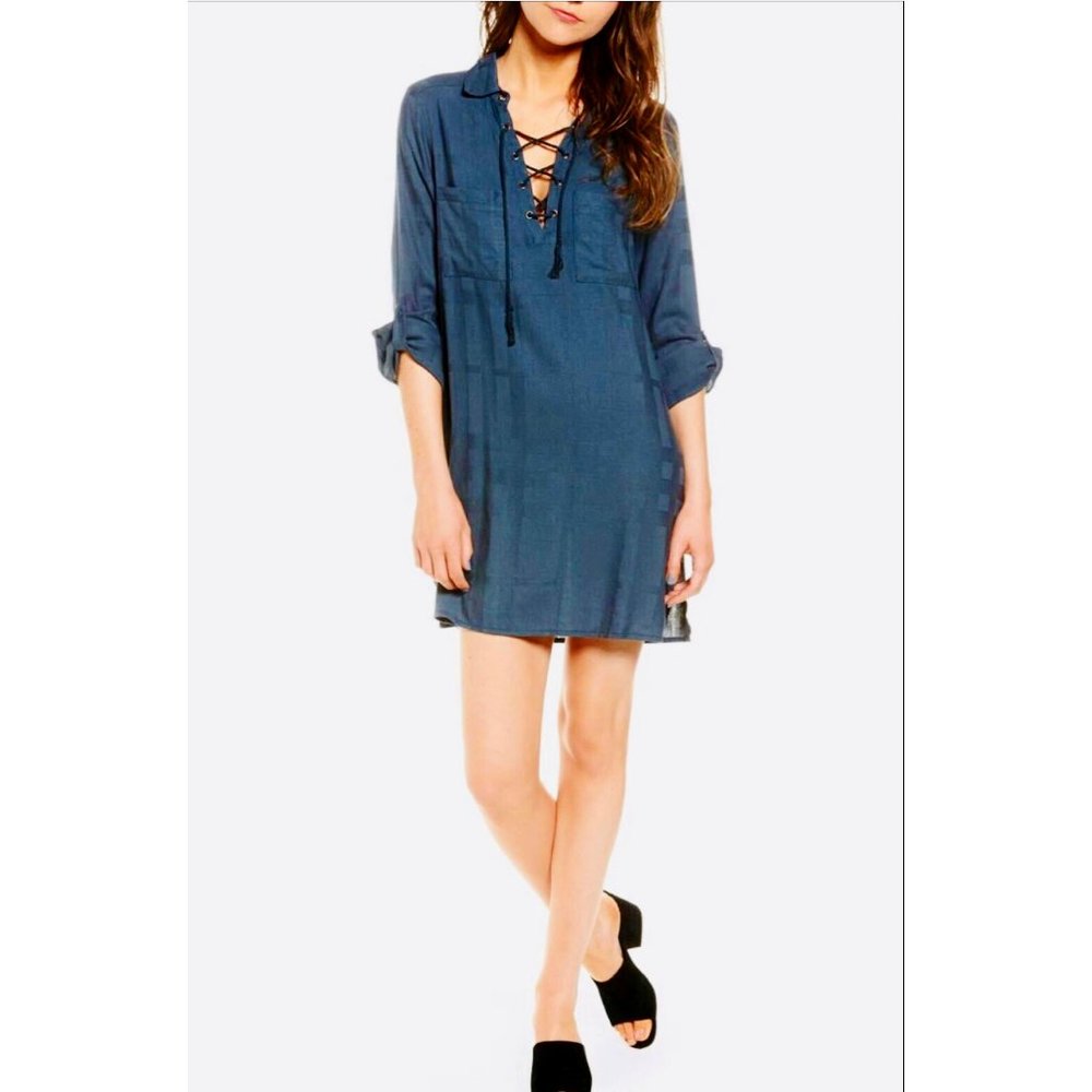 Cashmere and Cupcakes Blue Tunic Dress Size XS